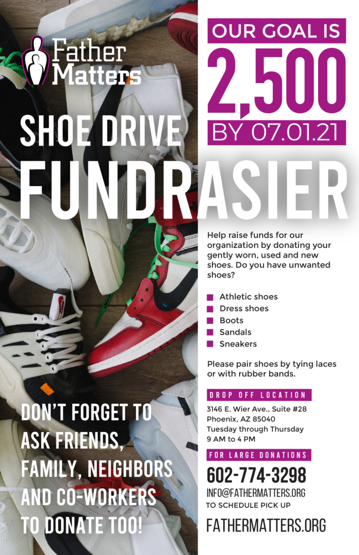 Shoe Drive Fundraiser Father Matters