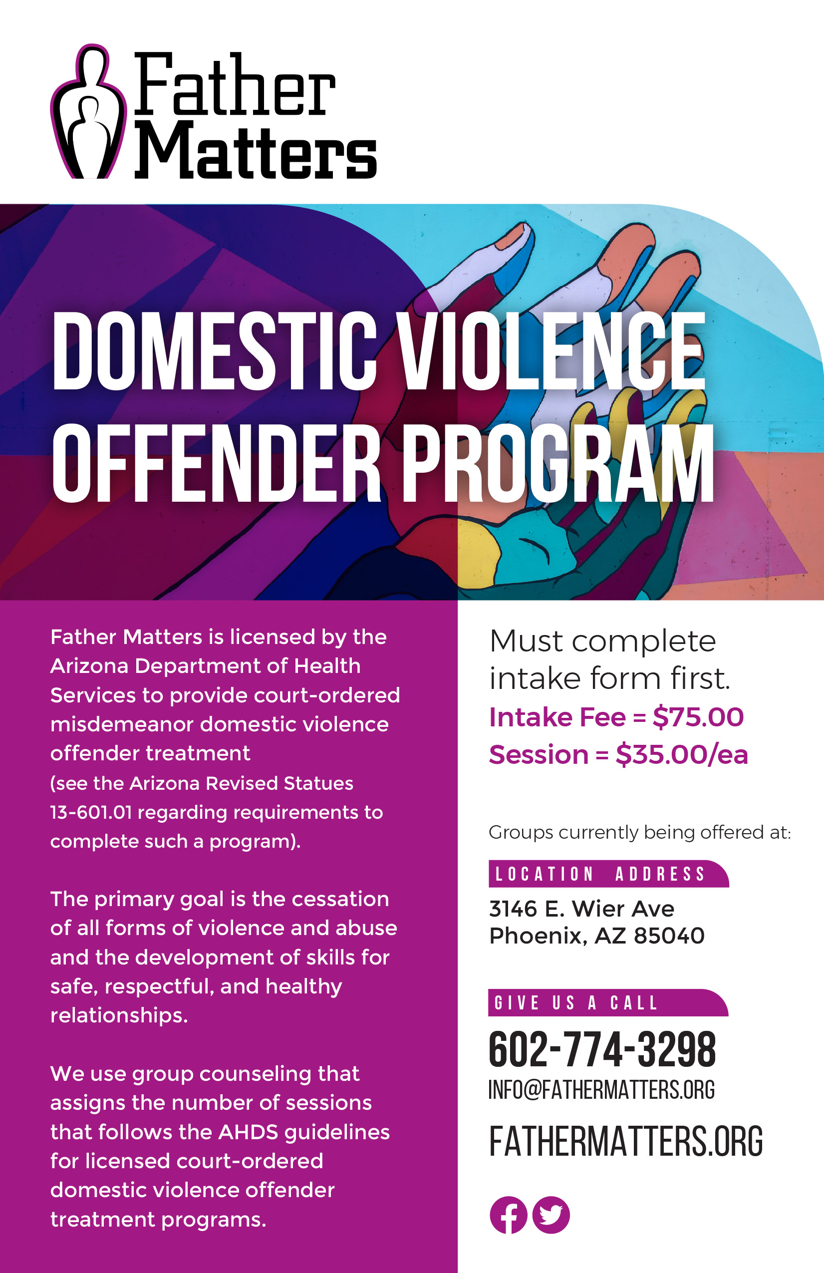 Domestic Violence Offender Program Father Matters